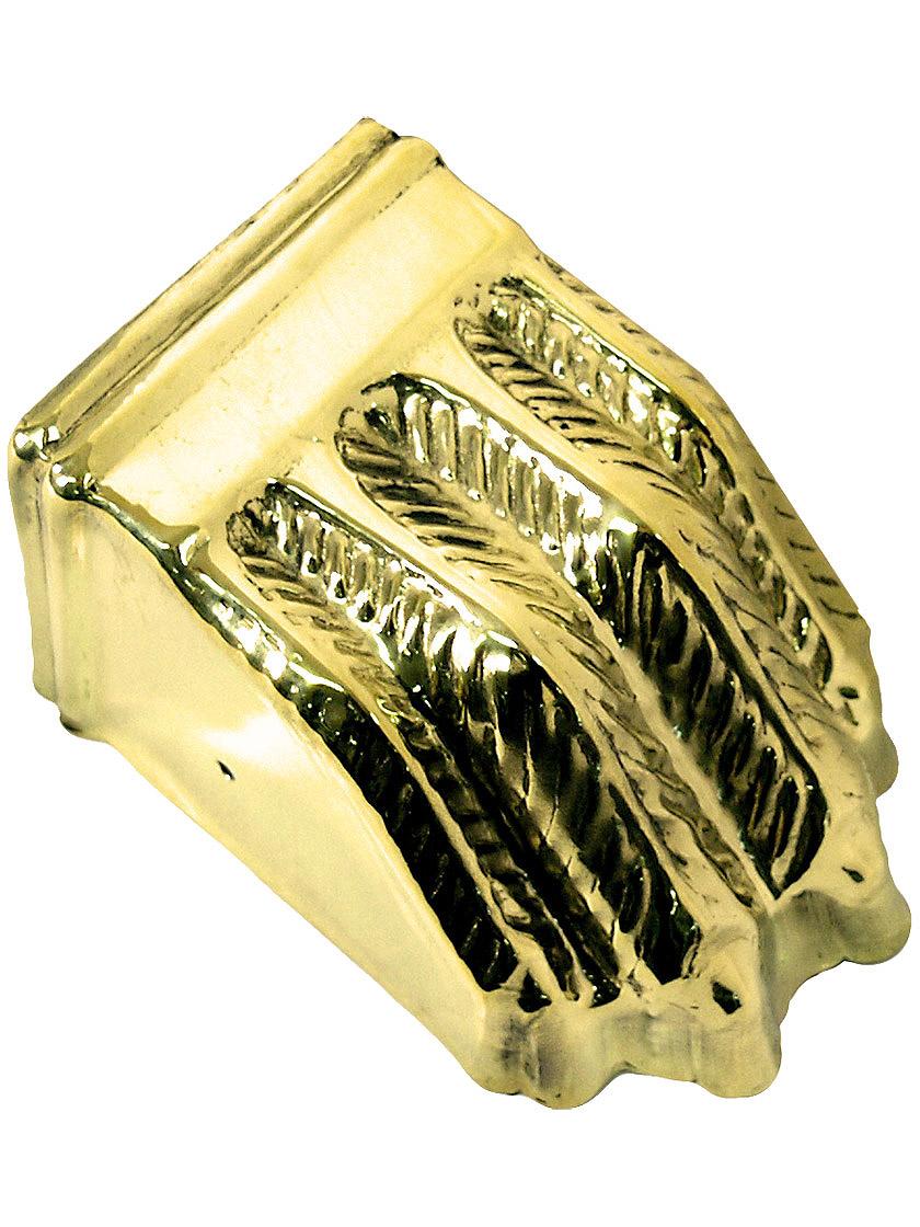 Large Brass Clawfoot Toe Cap House of Antique Hardware